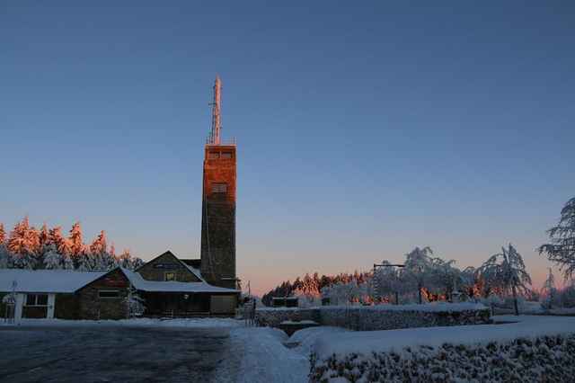 De toren op het Signal de Botrange