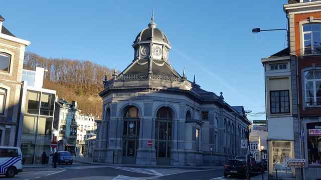 Het gebouw van de Pouhon Pierre-le-Grand in Spa