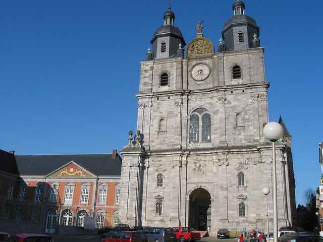 De basiliek en de abdij van Saint-Hubert